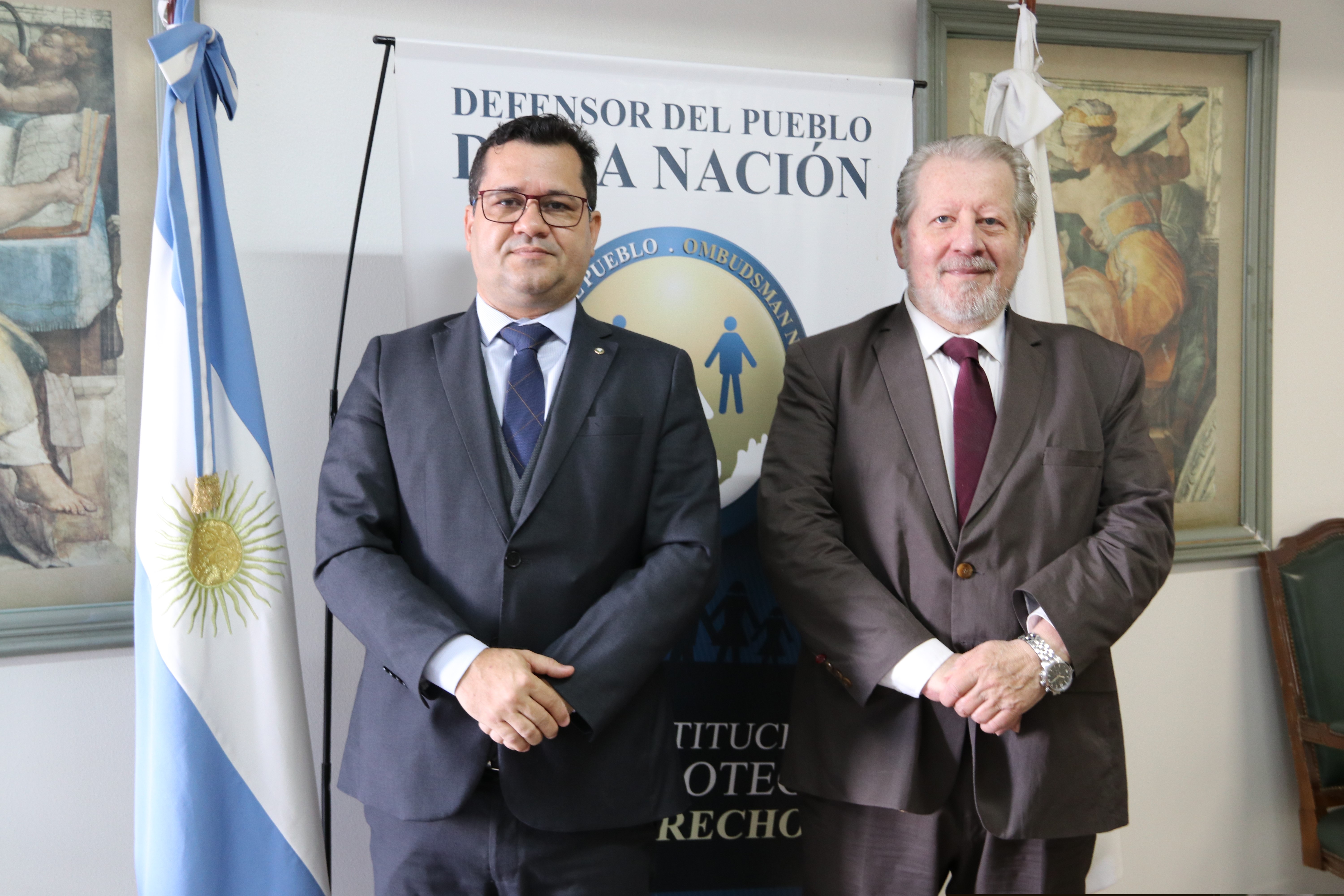 El Defensor Público-General Federal de Brasil visitó la Defensoría del Pueblo de la Nación Argentina